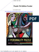 Full Download Personality Puzzle 7th Edition Funder Test Bank