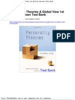Full Download Personality Theories A Global View 1st Edition Shiraev Test Bank