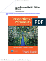 Full Download Perspectives On Personality 8th Edition Carver Test Bank
