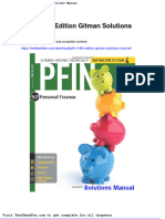 Full Download Pfin 4 4th Edition Gitman Solutions Manual