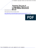 Full Download Intellectual Property The Law of Trademarks Copyrights Patents and Trade Secrets 5th Edition Bouchoux Solutions Manual