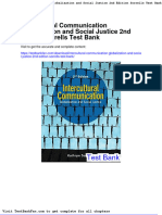 Full Download Intercultural Communication Globalization and Social Justice 2nd Edition Sorrells Test Bank