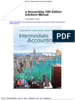 Full Download Intermediate Accounting 10th Edition Spiceland Solutions Manual