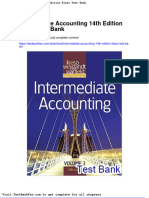 Full Download Intermediate Accounting 14th Edition Kieso Test Bank