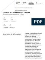 Finance de marché@First Finance