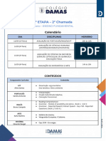 2Â Etapa - 2Â Chamada - CalendÃ¡rio e ConteÃºdos