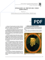 04. Michel Nostradamus El Triunfo Del Verso Jeroglífico (Artículo) Autor Rojo Vega A
