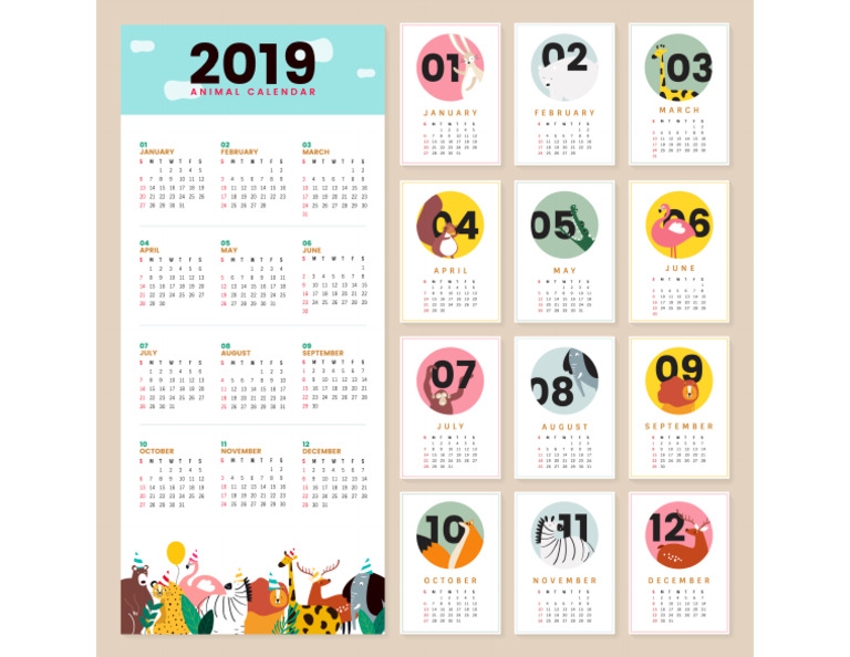 Animal Calendar | PDF