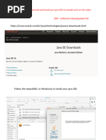 Java JDK and Intro