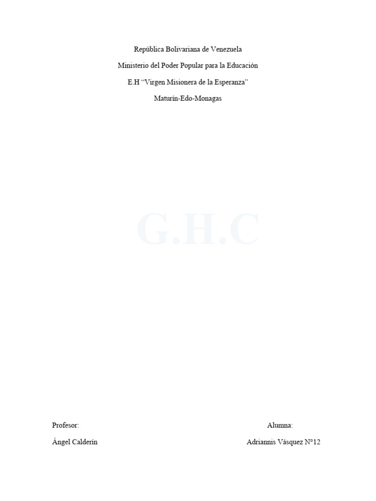 GHC 4to Año 3er Momento | PDF