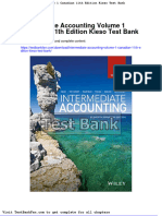Full Download Intermediate Accounting Volume 1 Canadian 11th Edition Kieso Test Bank