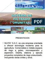 EXPOSICION DE FILTRADO COMUNITARIO I - Ing. Mario Pino