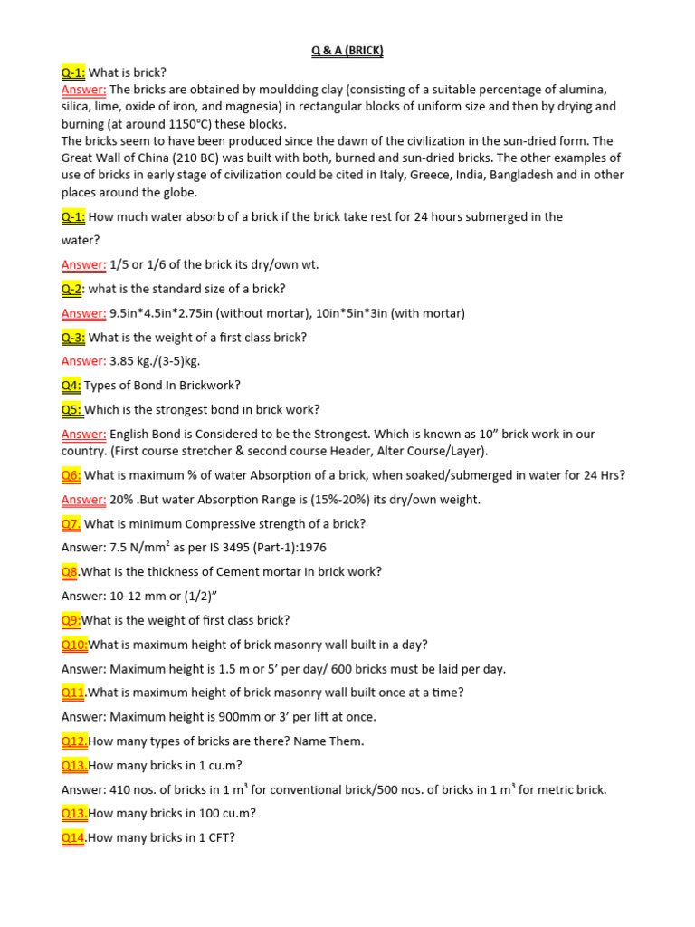 Brick Pdf Brick Building