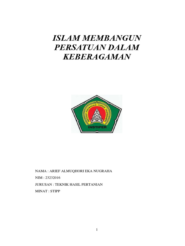 Persatuan dalam Keberagaman Islam | PDF | Politik | Ilmu Sosial
