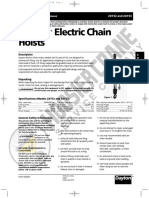 Manual Polipasto Dayton 300 LBS Electrico Cadena