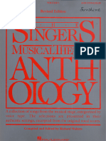 Singer - S Musical Theatre Anthology - Baritone Bass Vol. 1