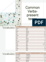 Common Verbs 1 Present Tense