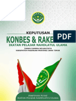 Hasil Konbes Rakernas Ipnu - Po Pa Kaderisasi