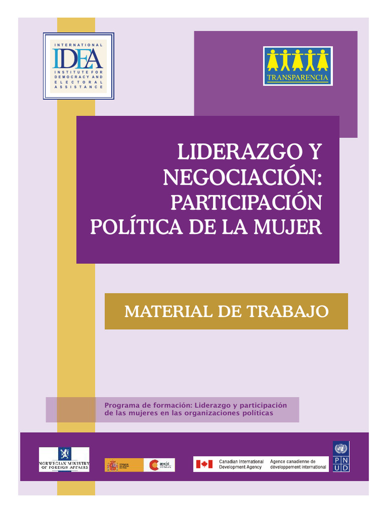 Liderazgo Política Mujeres | PDF | Política