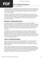 2-Evidentiary Value of A Dying Declaration