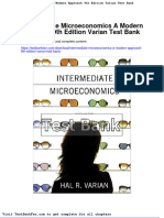 Full Download Intermediate Microeconomics A Modern Approach 9th Edition Varian Test Bank