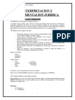 Interpretacion y Argumentacion Juridica