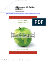 Full Download International Business 8th Edition Czinkota Test Bank
