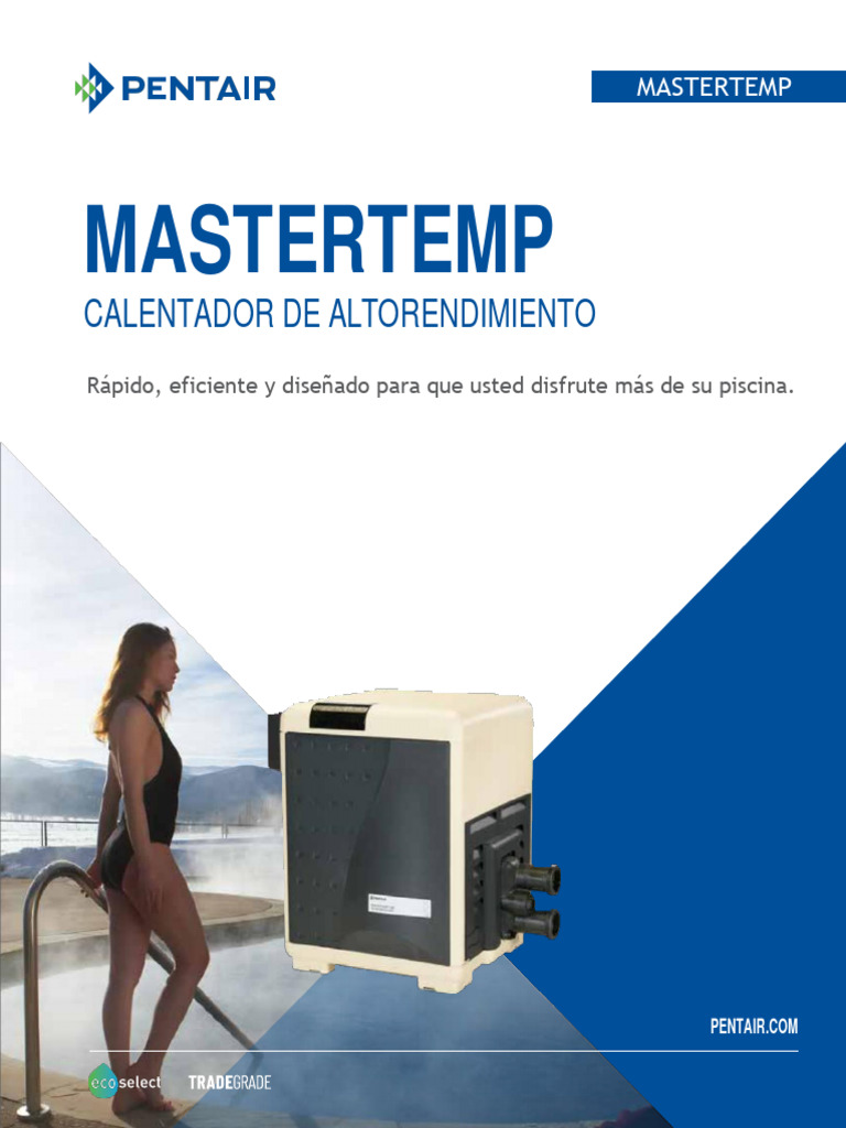 Calentador MasterTemp 400: Eficiencia y Rendimiento | PDF