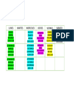 Horario Unac