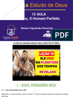 12 Aula - Jesus, O Homem Perfeito (1)