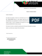 Carta Constancia Laboral