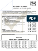 Prefeitura Consesp 2012 - Agente Administrativo