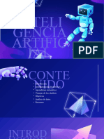 Presentacion Inteligencia Artificial Tecnologica Futurista Azul y Violeta