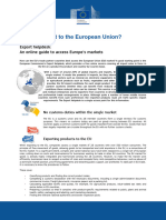 How To Export To The European Union?