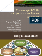 Bloque Academica Metodologia PACIE