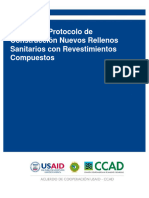 Manual de Protocolo de Construccion Nuevos Rellenos Sanitarios Con Revestimientos