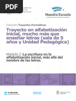 TAIL Modulo2 Curso 2. La Escritura en La Alfabetización Inicial: Más Allá Del Nombre de Las Letras (Sala de 5 Años y Unidad Pedagógica)