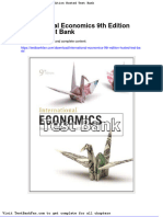 Full Download International Economics 9th Edition Husted Test Bank