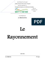 Capitre 4 Le Rayonnement 