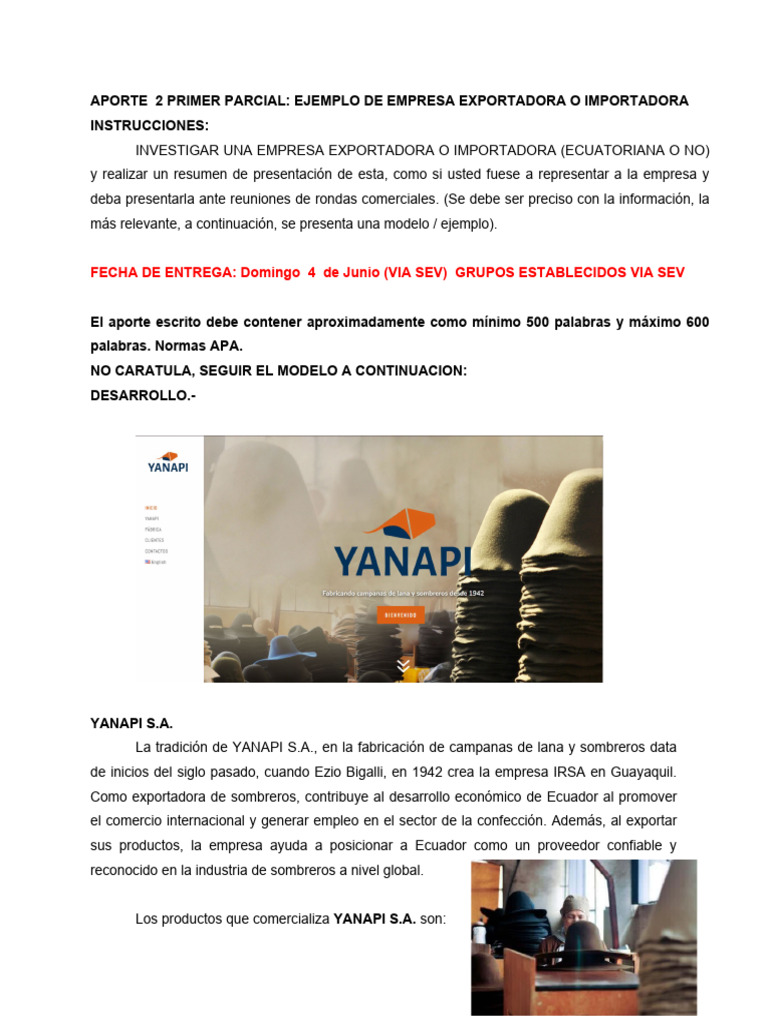 Aporte 3 Primer Parcial 2023a 2ad | PDF | Calidad (comercial) | Business