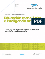 Curso - 194 Ciudadanía Digital. Currículum para La Formación Docente Autoasistido
