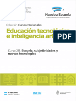 Curso - 211 Escuela, Subjetividades y Nuevas Tecnologías