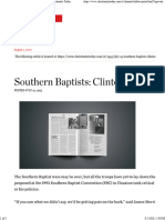 Southern Baptists - Clinton Draws Ire of SBC - Christianity Today