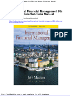 Full Download International Financial Management 8th Edition Madura Solutions Manual