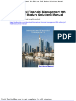 Full Download International Financial Management 9th Edition Jeff Madura Solutions Manual