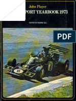 John Player Motorsport Yearbook 1973