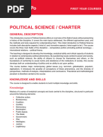 Political Sciences Charter