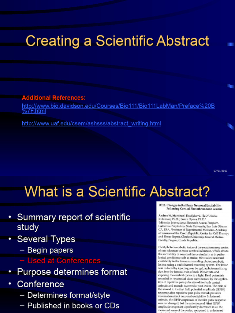 Distinguishing Abstracts from Prefaces | PDF | Abstract (Summary ...