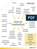 Vokabel-Karten - Advent Und Vorweihnachtszeit