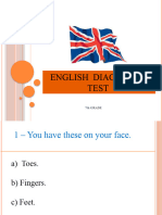 English Diagnostic Test